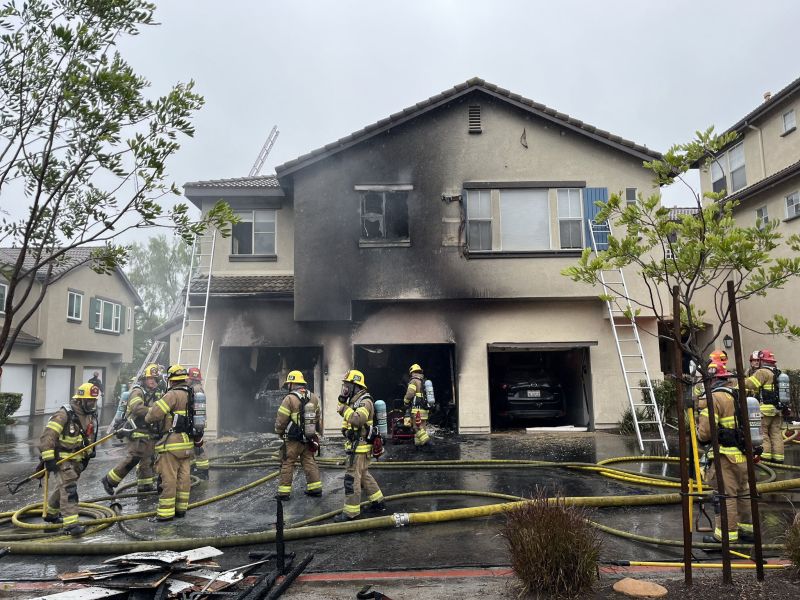 Image for the Tweet beginning: Trabuco Canyon -Working structure fire