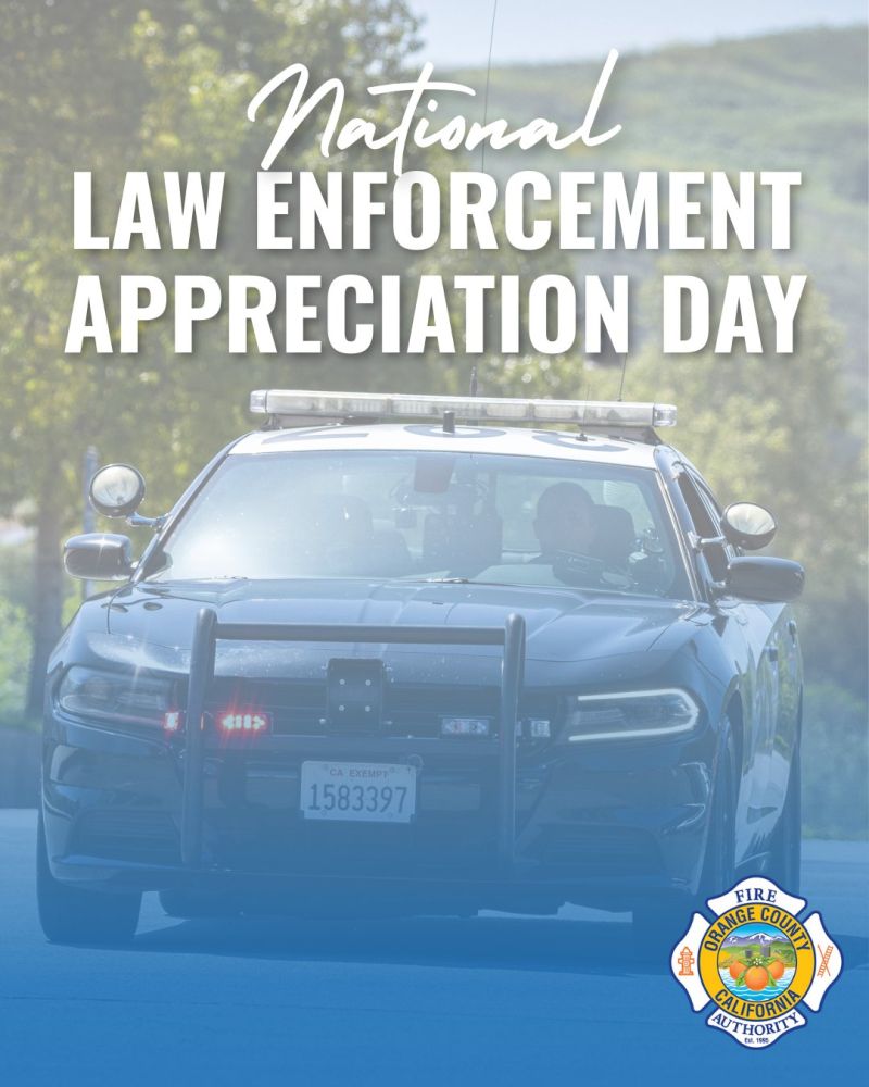 Image for the Tweet beginning: Today is National Law Enforcement