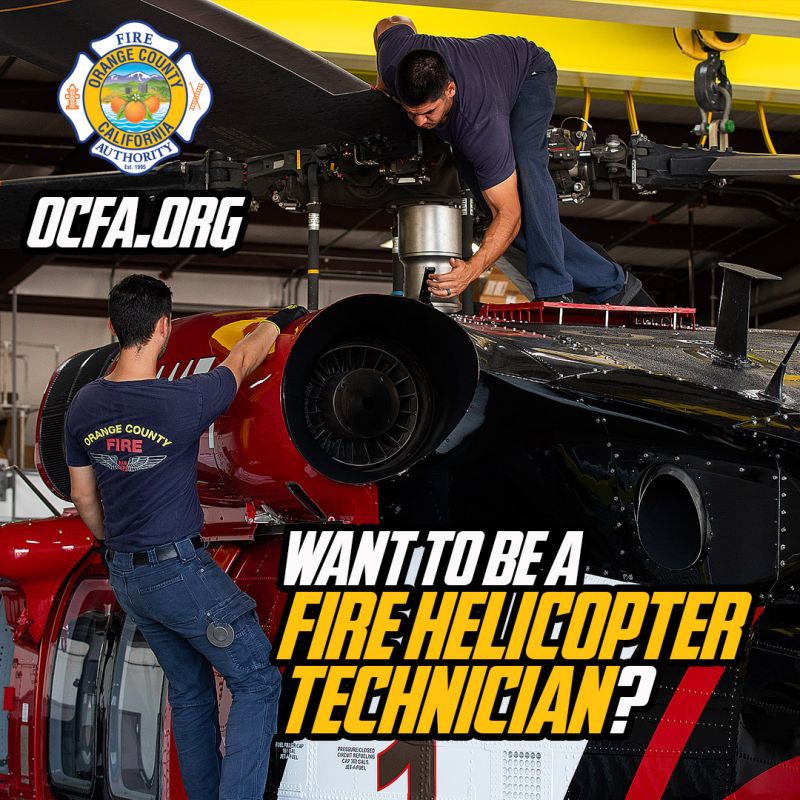 Image for the Tweet beginning: OCFA is hiring a Fire