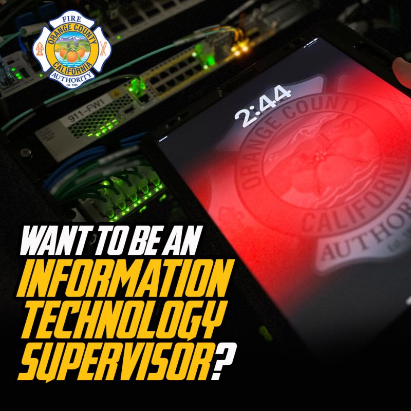 Image for the Tweet beginning: We're hiring! 📢 OCFA is