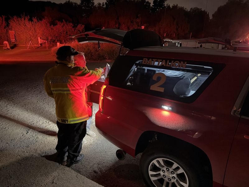 Image for the Tweet beginning: Evacuation warnings for Hollydale and